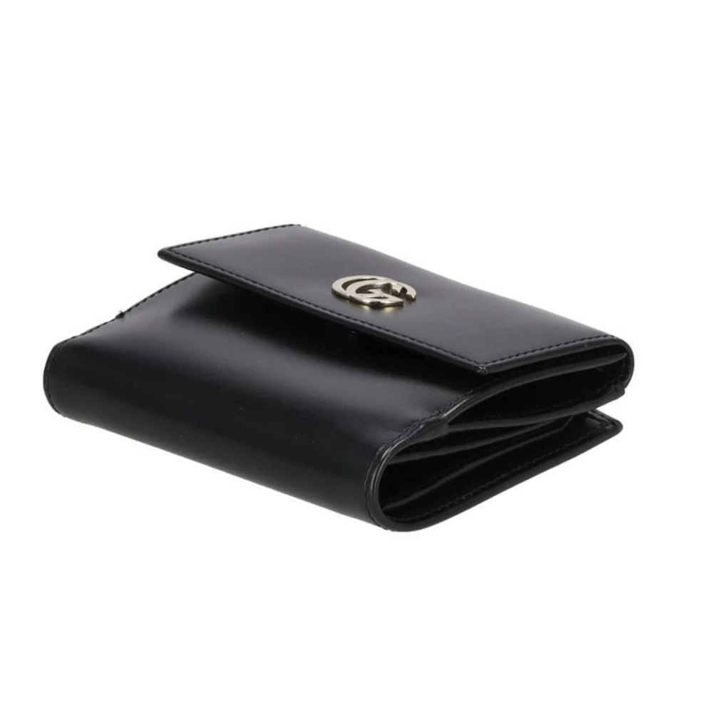 GUCCI Double snap closure GG compact wallet Black - Picture 3 of 6
